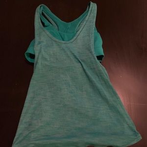 Lululemon tank top sports bra shirt size 6 medium